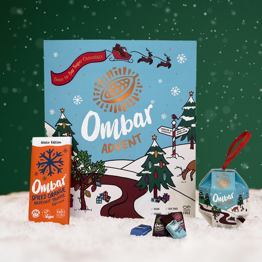 Ombar Advent Calendar, Bauble & Winter Bar Bundle